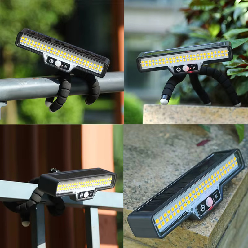 VENUSWING Solarleuchten mit Bewegungsmelder und verstellbarem Winkel, wasserdichte IP44 Gartenleuchten in Schwarz für Garten und Terrasse - Bild 6