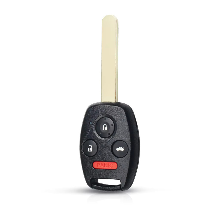 KEYYOU Auto Fernbedienung Schlüssel für Honda CR-V Accord Element Pilot HR-V City Jazz Odyssey Fleed, 313,8/433 MHz ID46, Schwarz - Bild 2