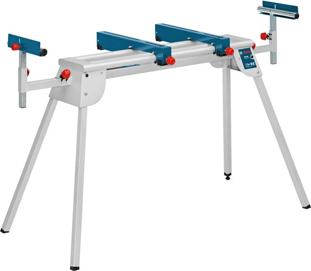 Bosch Professional Untergestell GTA 2600 Transport- und Arbeitstisch aus Stahl in Silber und Blau, höhenverstellbar - Bild 1
