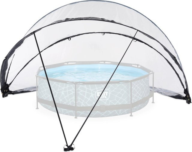 EXIT Toys Poolabdeckung ECO rund transparent Ø 460 cm - Bild 1