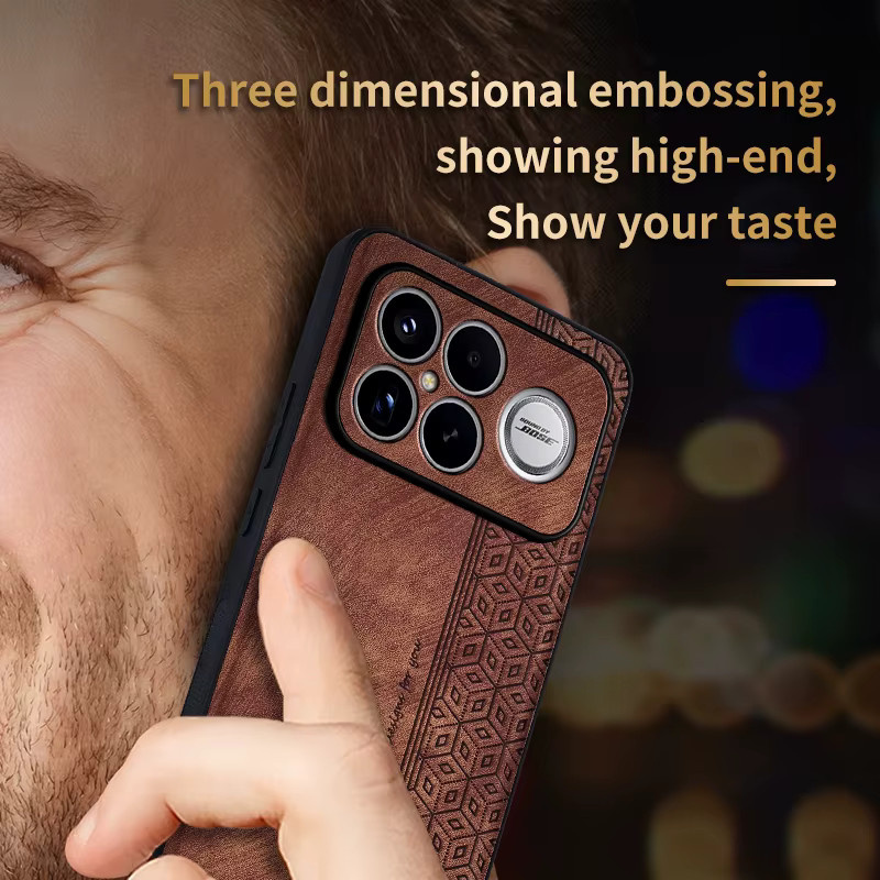 Luxuriöse Business Schutzhülle für Xiaomi POCO F8Pro F8Ultra F8 F7 Pro in Blau mit ultraweichem Rahmen - Bild 2