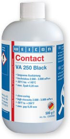 Weicon Contact VA 250 Black Cyanacrylat-Klebstoff in Schwarz, 500 g - Bild 1
