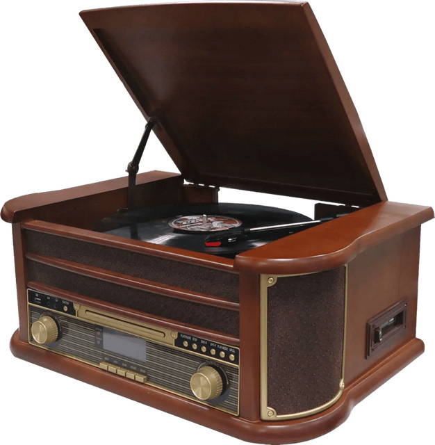 Denver MRD-51 CD-Player mit USB-A Anschluss in Braun - Bild 1