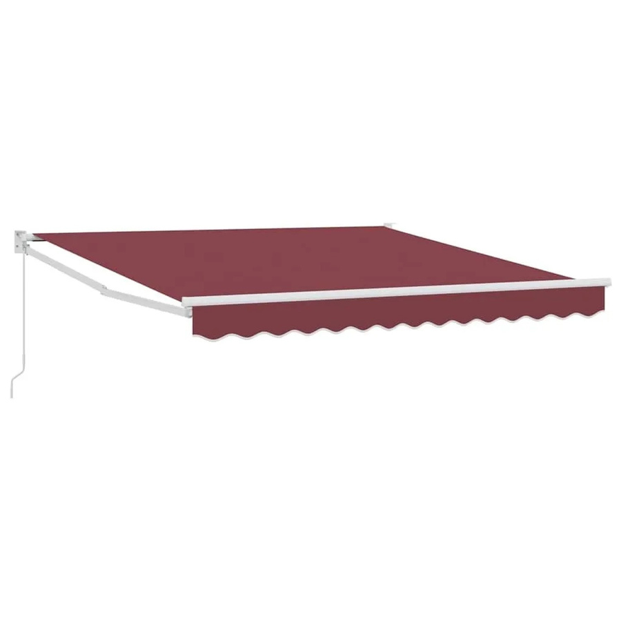 vidaXL Markise manuell Weinrot B: 300 cm, T: 250 cm - Bild 2