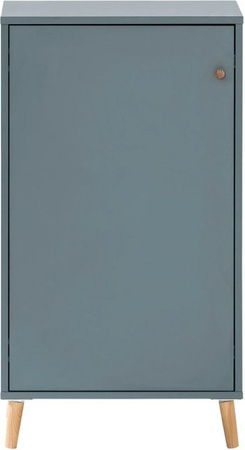 PROREGAL Aktenschrank Jaguar Small in Blau mit Eiche-Optik, H x B x T: 92,6 x 51 x 41 cm