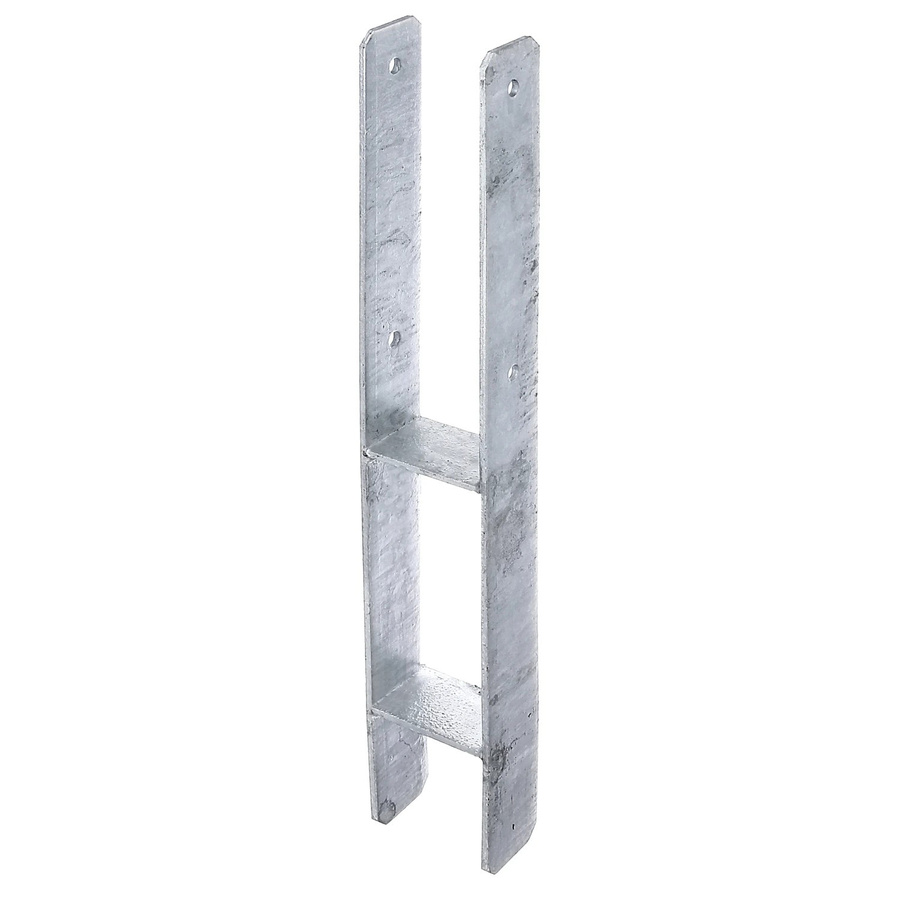 GAH Alberts H-Pfostenträger aus Stahl, Feuerverzinkt, Farbe: Silber, B/T/H: 8,1 x 60 x 300 cm - Bild 2