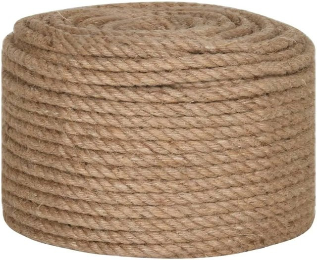 vidaXL Juteseil in Beige, Länge: 50 m, Durchmesser: 1,2 cm - Bild 1