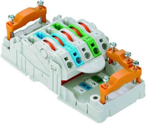 Weidmüller PT6 Verteiler-Box Grau aus Kunststoff - Bild 1