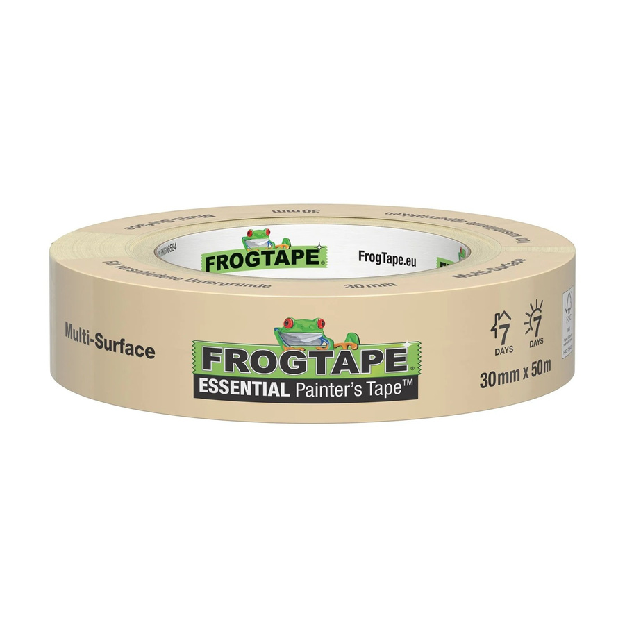 FrogTape Feinkrepp-Malerband Essential Beige Breite: 30 mm, Länge: 50 m - Bild 2