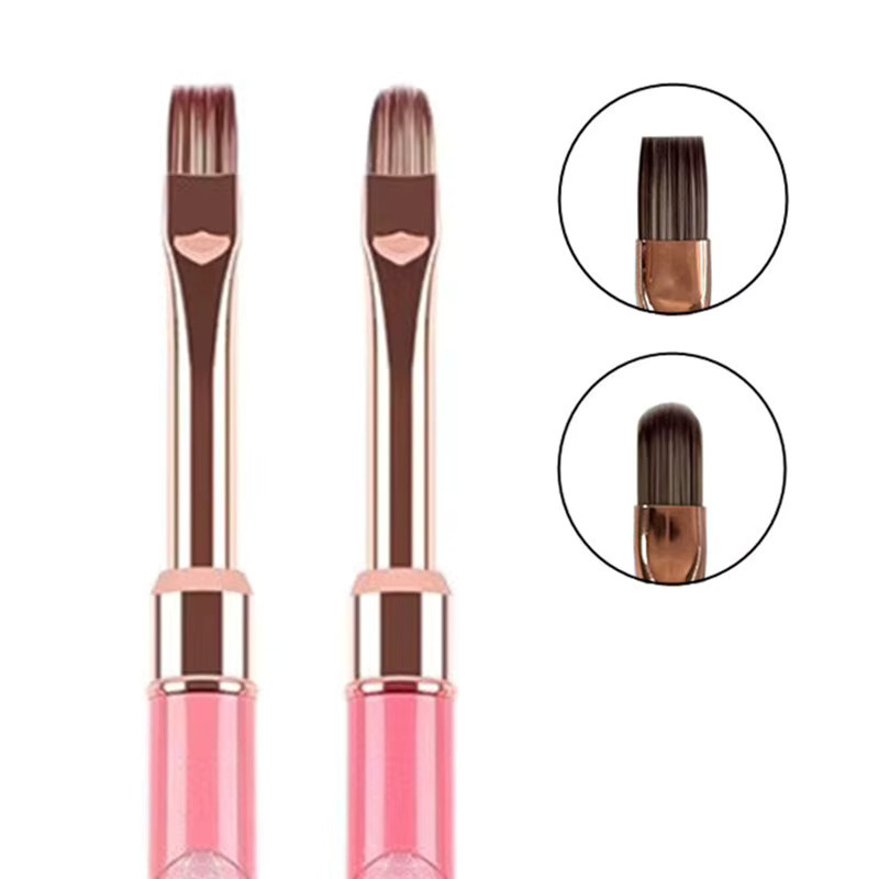 Rosa Nagelkleber-Phototherapie-Stift, UV-Gel Pinselstift für Nagelkunst - Bild 2