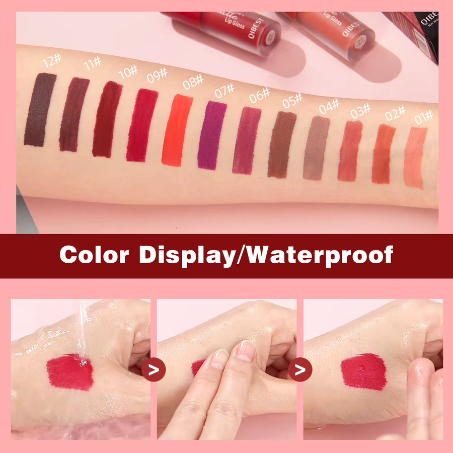 QIBEST Lippenstift, Nude, Matt, Damen - Bild 5