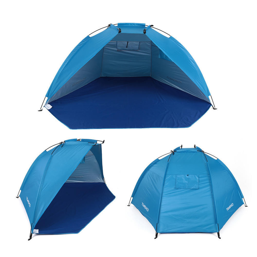 TOMSHOO Outdoor-Sport-Sonnenschutzzelt für Angeln, Picknick und Strand in Grün - Bild 5