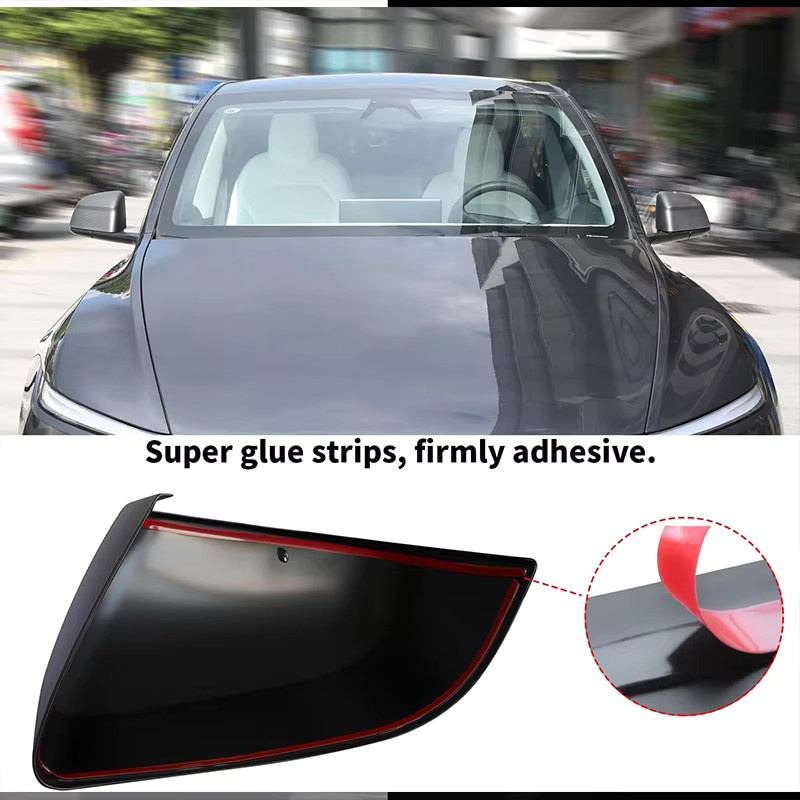 Heenvn ABS Rückspiegelabdeckung für Tesla Model Y Juniper 2025 2026 in Schwarz - Bild 5