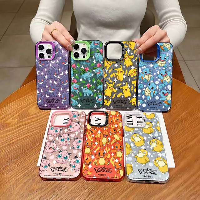 Handyhülle mit Anime Pokémon Design für Samsung Galaxy A-Serie (A05s, A06, A07, A15, A16, A17, A24, A25, A26, A34, A35, A36, A37, A54, A55, A56, A57) in Multicolour für 4G und 5G - Bild 1