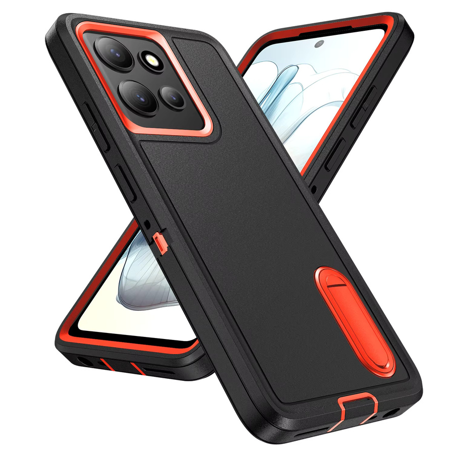 Robuste und stoßfeste Handyhülle für Motorola Moto G Play Power 5G in Schwarz, Pink oder Blau - Bild 2