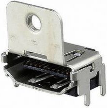 TE Connectivity HDMI-Steckverbinder 1903015-3 in Silber auf einer Vollrolle - Bild 1