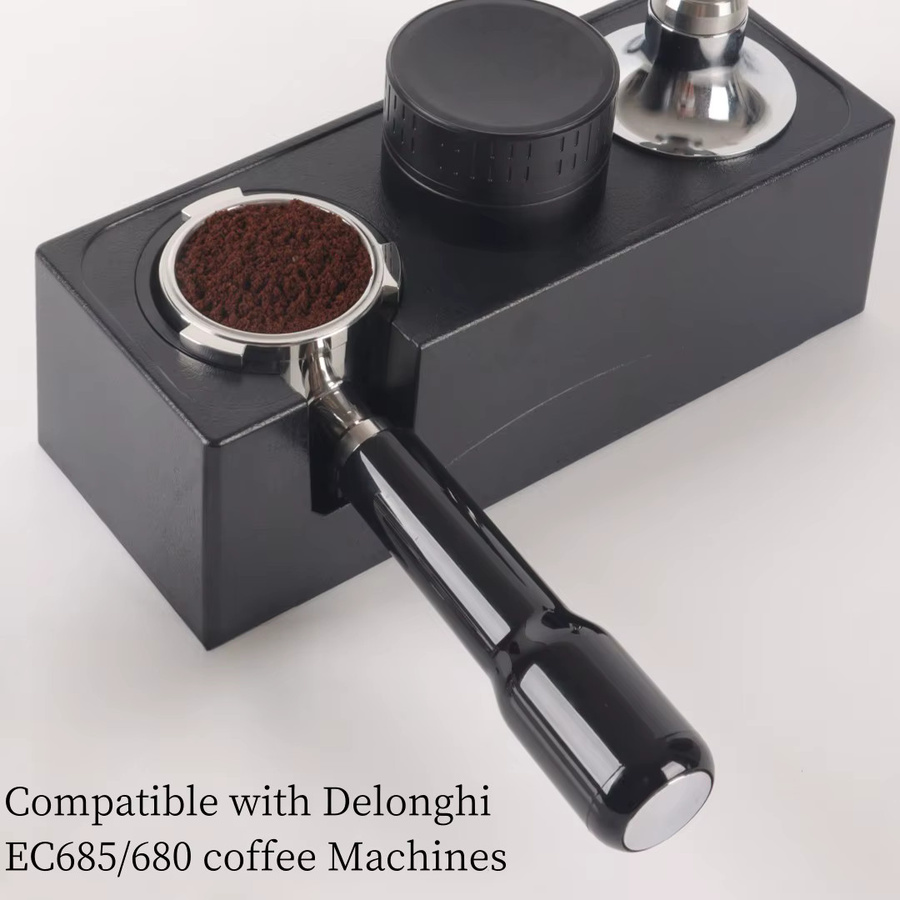 Ungefilterter Siebträger Filterkorb 51mm für Delonghi EC680 EC685 Espresso Maschinen aus Edelstahl - Bild 2
