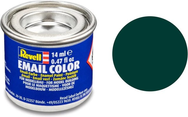 Revell Email Color Schwarzgrün matt, 14ml - Bild 2