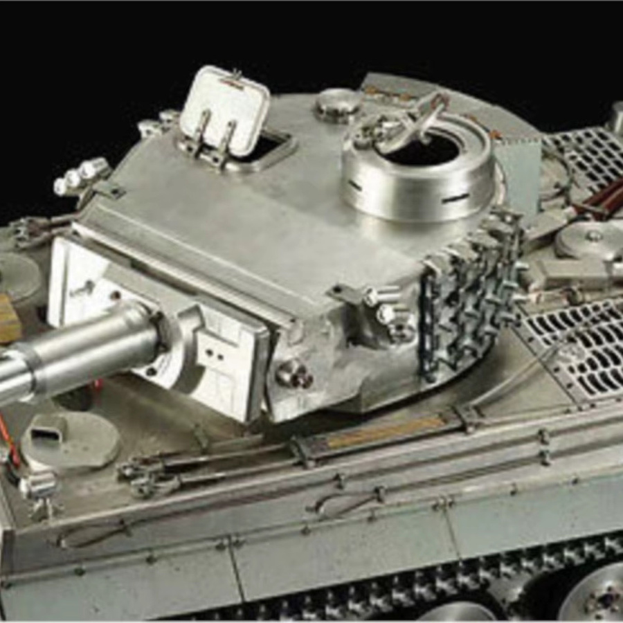 HENG LONG Tiger I 3818 RTR Panzer, ferngesteuert, Metall, 1:8, Grau - Bild 4