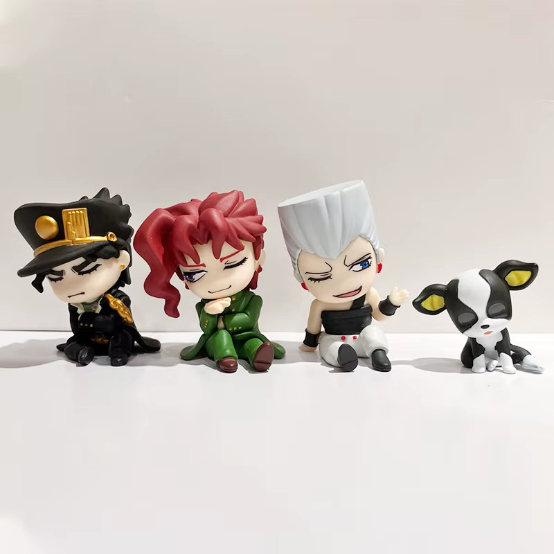 Bandai Jojos Bizarre Adventure Q-Version, Desktop-Ornament Modell, 4-teiliges Set - Bild 2