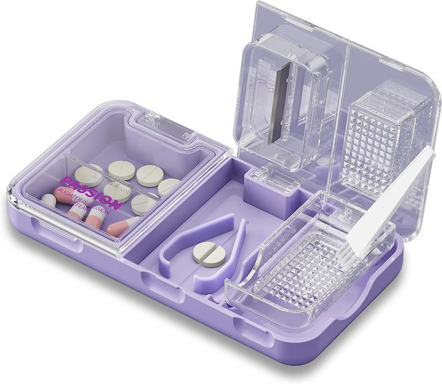 3-in-1 Pillenschneider, Splitter und Pillendose, Unisex - Bild 1