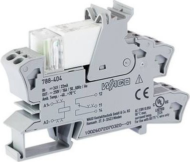 WAGO Relaissockel 788-404 Grau 20 Stück - Bild 1