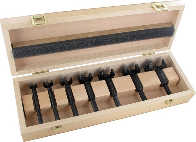 Famag Bormax Forstnerbohrer Set, 7-teilig, Holzbohrer in Schwarz, Durchmesser: 15-50 mm - Bild 1