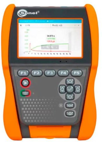 Sonel MIC-2511 Isolationsmessgerät in Orange mit Messbereichen von 10 V bis 2500 V - Bild 1