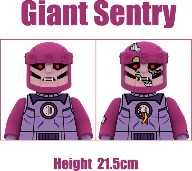 Marvel Comics The Sentinel, Superhelden-Puppe, Mini-Actionfigur-Modellbaustein - Bild 1