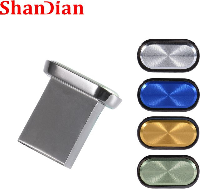 JASTER USB-Flash-Laufwerk Mini-Metall-Stick in Blau und Silber mit USB-A Anschluss - Bild 1
