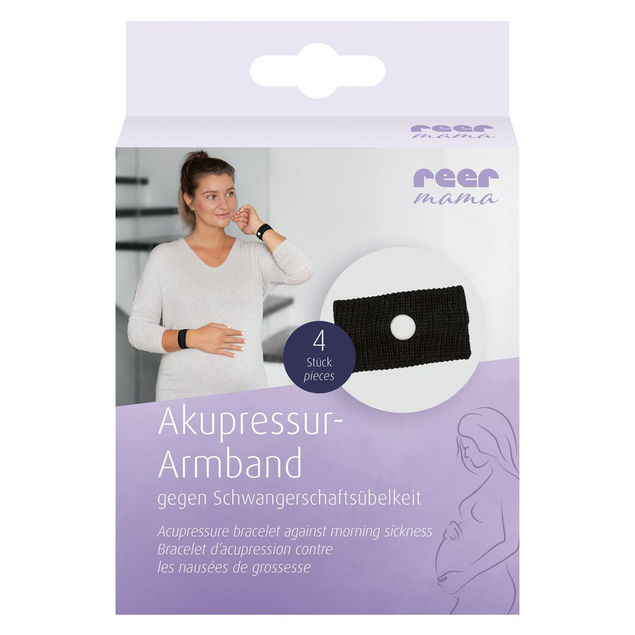 Reer Akupressur-Armband, Schwarz, Damen - Bild 4
