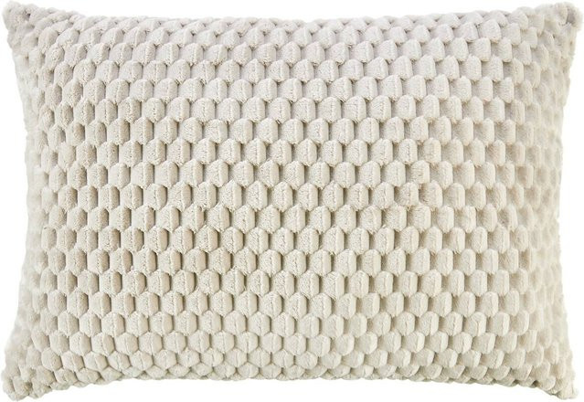 Pocoline Dekokissen Wabe in Beige aus Polyester, B/L: 70 x 50 cm - Bild 1