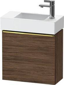 Duravit Waschtischunterschrank D-Neo in Braun, Wandhängend, 1 Tür, B/T/H: 48,4 x 22,2 x 44 cm - Bild 1