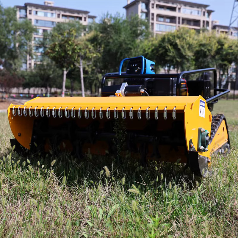 AIWEIYA All-Terrain Rasenmäher mit Fernbedienungssystem in Gelb, CE-EPA-zugelassener Profi-Rasenmäher für industrielle Anwendungen - Bild 4