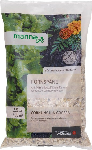 Manna Bio Hornspäne mit Slow-Release-Effekt, 2,5 kg - Bild 1