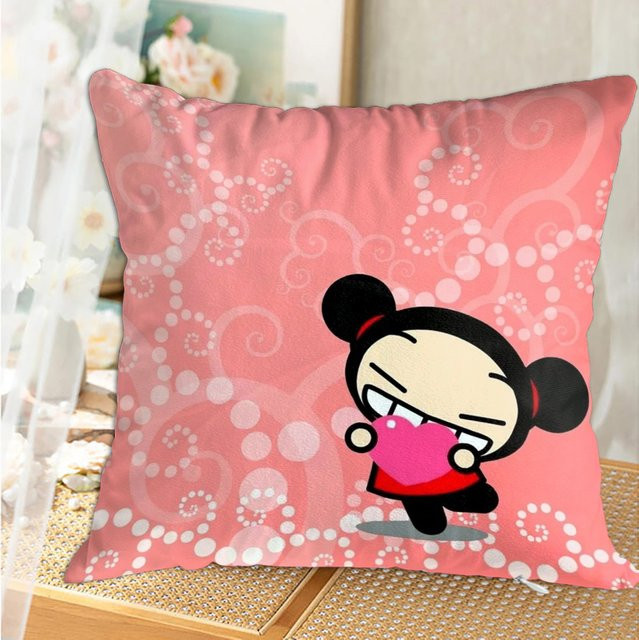 Potdemiel Kawaii P-Puccas Kissenbezug in Pink, B/B: 45 x 45 cm - Bild 1