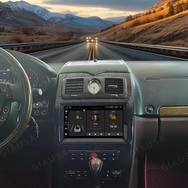 YANFU Auto Radio für Maserati 2004-2012 mit CarPlay, Android Auto und GPS, Multimedia Stereo Empfänger in Schwarz - Bild 1