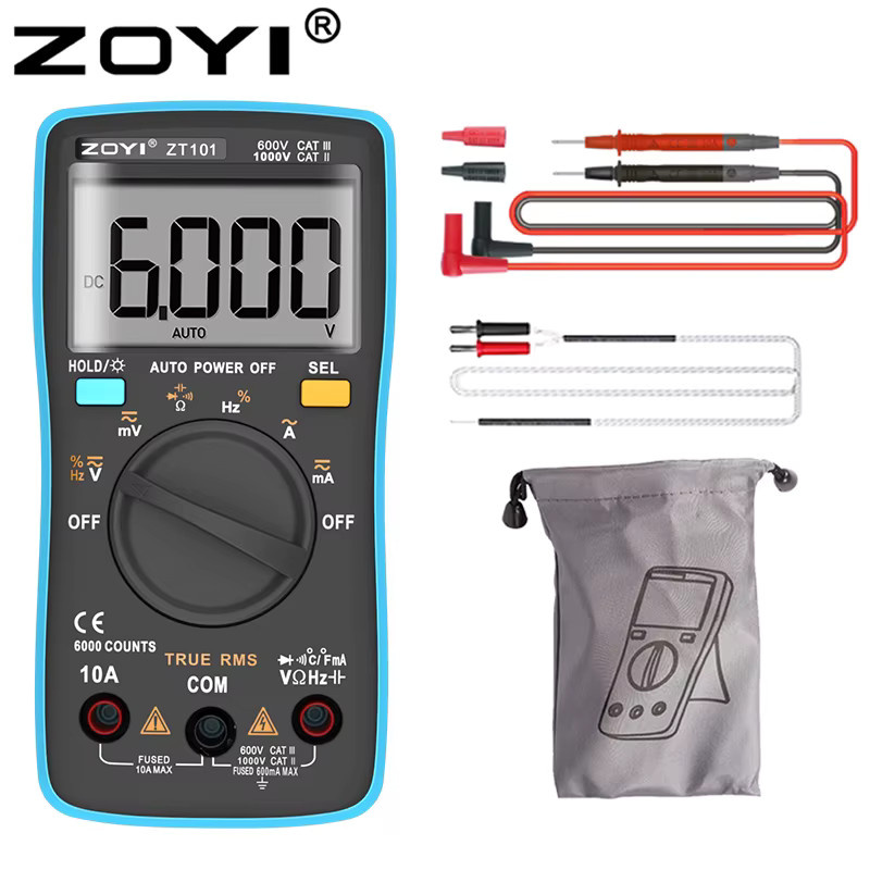 Zoyi ZT100 und ZT101 digitale Multimeter mit automatischer Bereichswahl für hochpräzise Messungen - Bild 5