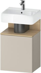 Duravit Waschtischunterschrank Qatego in Taupe, B/T/H: 44 x 35 x 64,5 cm - Bild 1