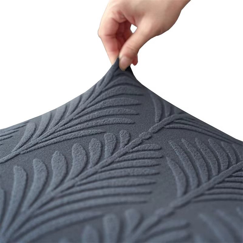 WANERQU Nordic Shell Stil Stuhlbezüge in Schwarz, Armlose Stretch-Schonbezüge zum Schutz deiner Stühle - Bild 2