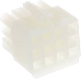 Molex Stift- und Buchsengehäuse-Kabel in Weiß - Bild 1