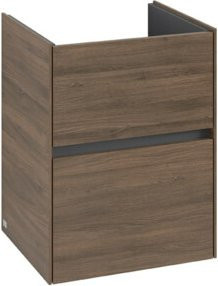 V&B Waschtischunterschrank Collaro in Arizona Oak mit mittiger Waschtischöffnung, B/T/H: 47,2 x 61 x 40,4 cm - Bild 1