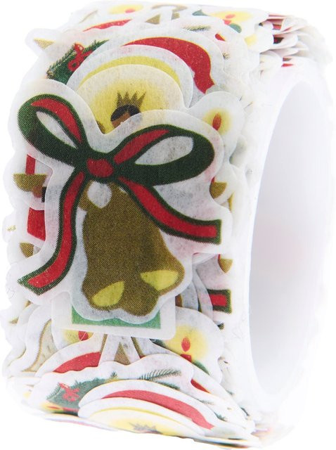 Rico Design Washi Sticker Santa in Multicolour mit 200 Stück aus Papier - Bild 1