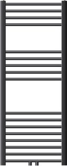 LuxeBath Badheizkörper Anthrazit Gerade mit Mittelanschluss B: 50 cm, H: 120 cm - Bild 1
