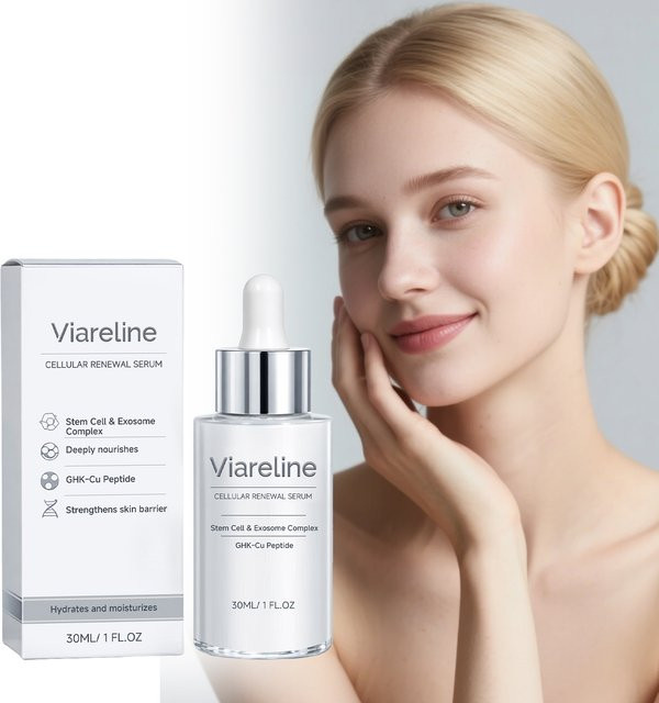 VIARELINE Kupferpeptid-Kollagen-Gesichtsserum, Reife Haut - Bild 1