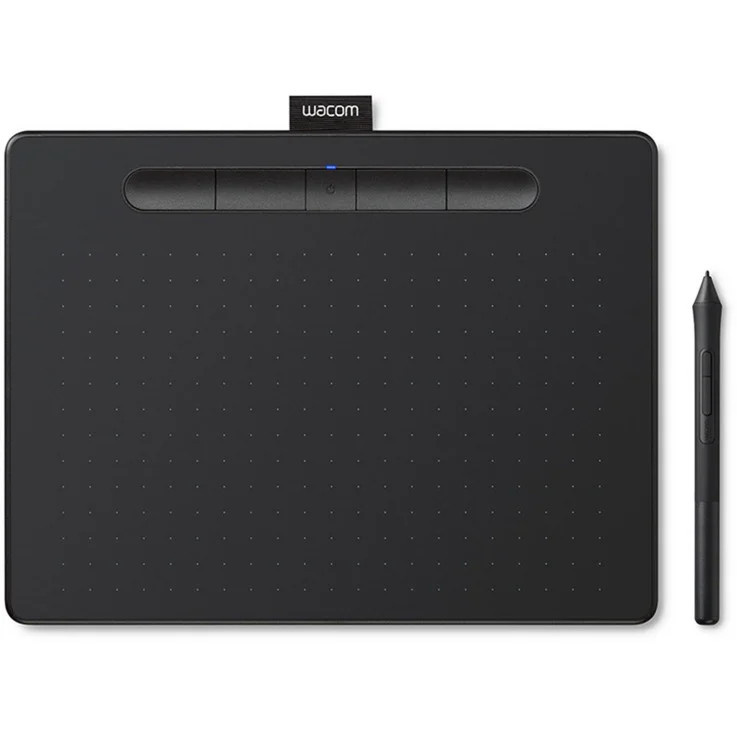 Wacom Intuos Medium Grafiktablett Schwarz mit USB-C und USB-A - Bild 2