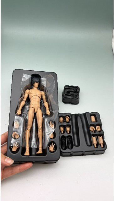 VTOYS X BMS Actionfigur, männlicher Muskelgelenkkörper, bewegliche Puppe, 1:12, superflexibel - Bild 1