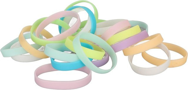Wosawe Armbänder Silikon, beige, Unisex - Bild 1