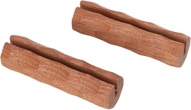 Fishine Ersatzgriff aus Holz für Outdoor-Camping-Grillpfannen und Kochgeschirr, 2 Stück, Braun - Bild 1