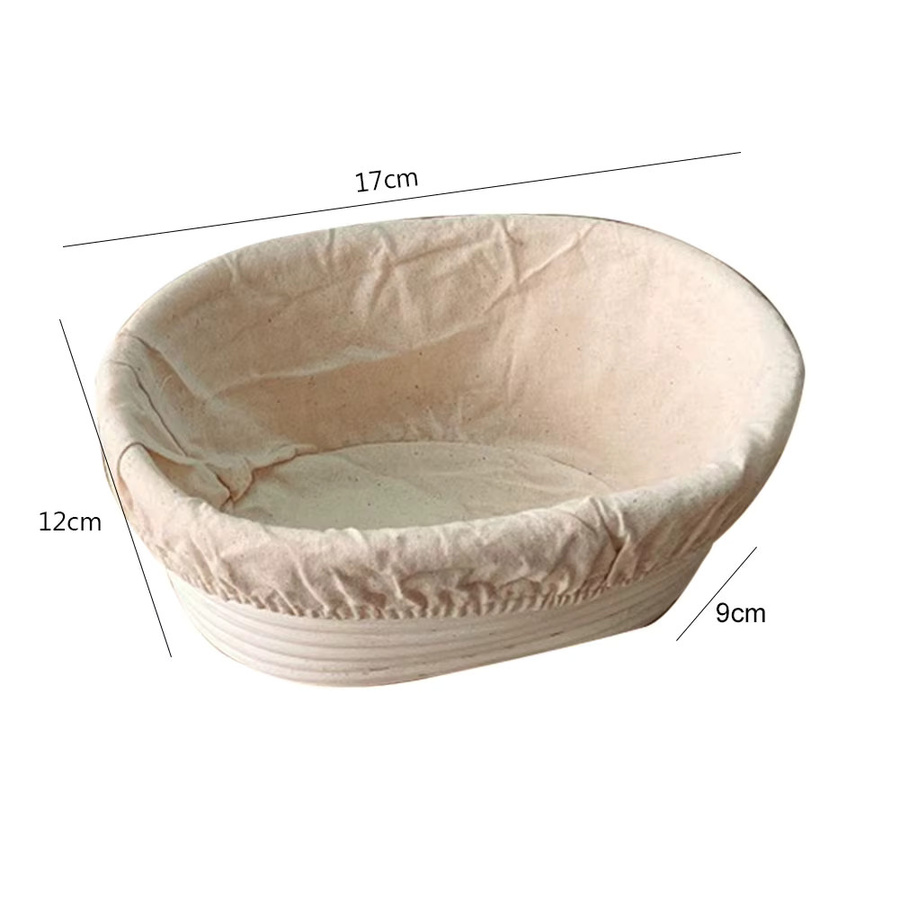 Ovaler Brotkorb APWIKOGER aus Rattan in Beige zum Gären von Sauerteig und Brot - Bild 4